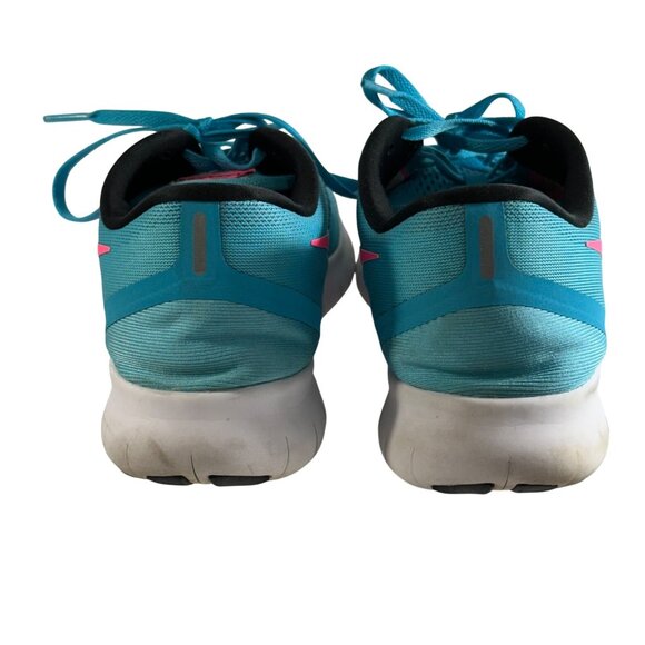 Nike Free RN Women's Size 9.5 Running Shoes Fire Pink 831509-401 Athleisure - Picture 5 of 10